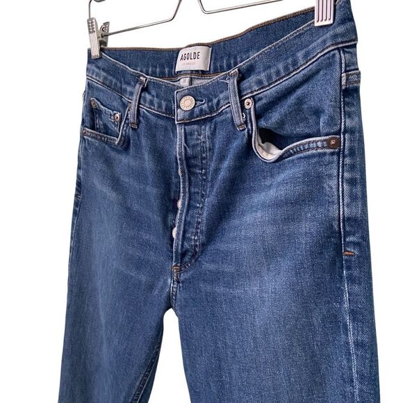 Agolde Nico High Rise Slim Jeans Style #A093F-1046 in Size 28 - Picture 7 of 9